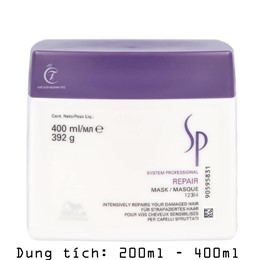 Hấp Dầu SP Wella Repair Phục Hồi Tóc Hư Tổn 200ml/400ml