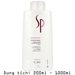 Dầu Xả SP Wella Color Save Dưỡng Màu Tóc Nhuộm 200ml/1000ml