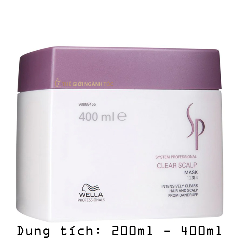 Hấp Dầu SP Wella Clear Scalp Mask Trị Gàu Da Đầu 200ml/400ml