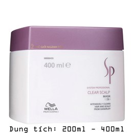 Hấp Dầu SP Wella Clear Scalp Mask Trị Gàu Da Đầu 200ml/400ml