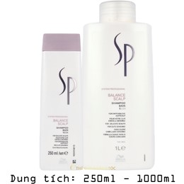 Dầu Gội SP Wella Balance Scalp Giảm Gãy Rụng Và Cân Bằng Da Đầu 250ml/1000ml