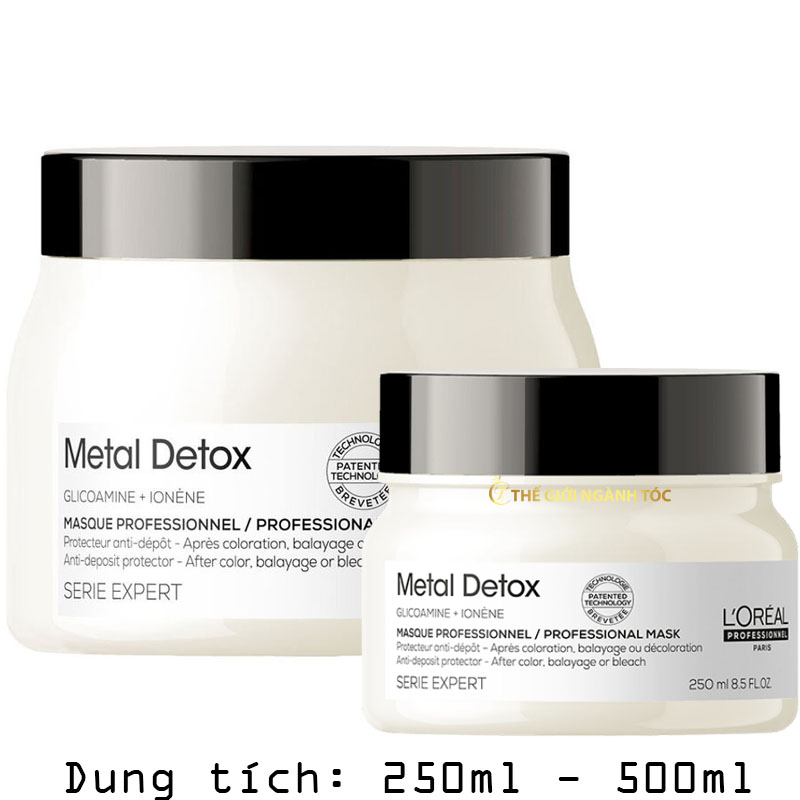 Mặt Nạ L'oreal Metal Detox Thải Độc Kim Loại Tóc 250ml/500ml