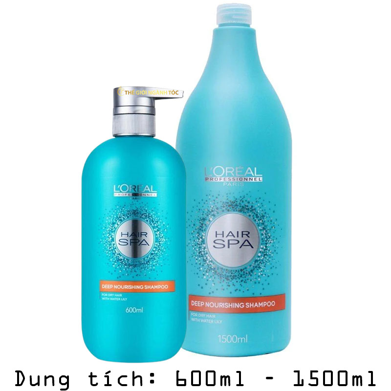 Dầu Gội L'oreal Hair Spa Dưỡng Ẩm Tóc Khô 600ml/1500ml