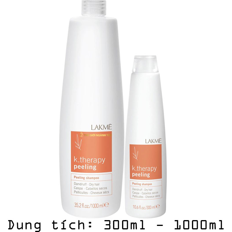 Dầu Gội Lakme Trị Gàu Tóc Khô K.Therapy Peeling 300ml/1000ml