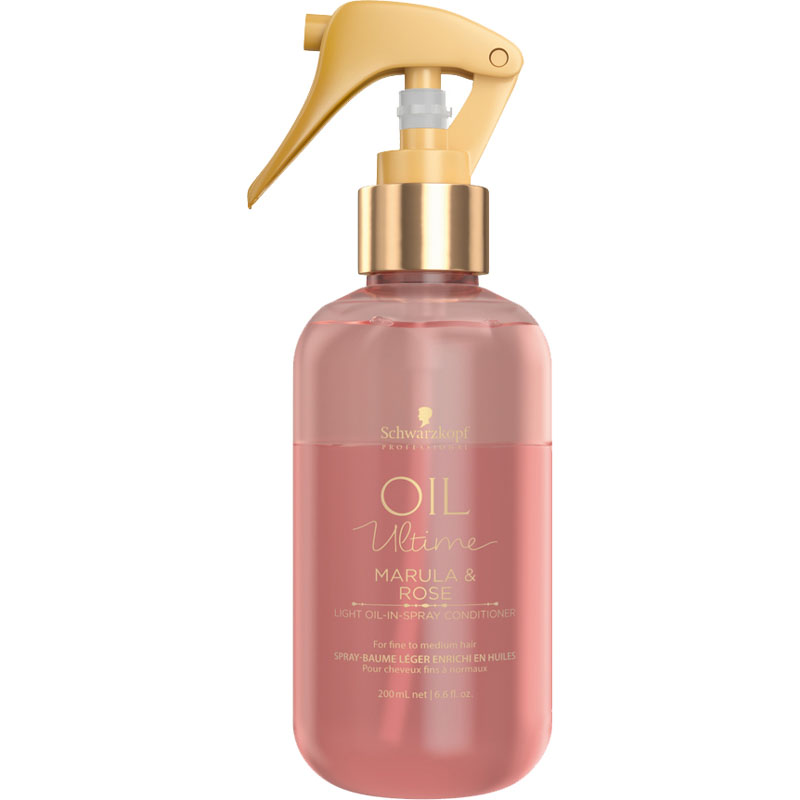 Xịt Dưỡng Schwarzkopf Hoa Hồng Dành Cho Tóc Mảnh Oil Ultime Marula Rose 200ml