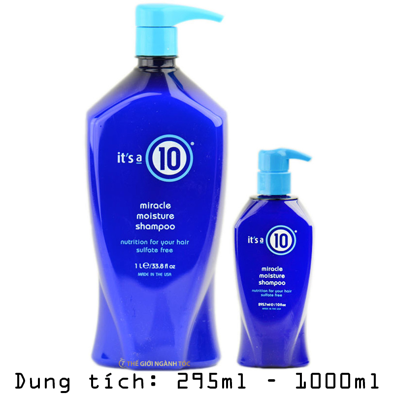 Dầu Gội It's A 10 Dành Cho Mọi Loại Tóc Miracle Moisture Daily 295ml/1000ml