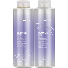 Dầu gội xả Joico Blond Life Violet dành cho tóc tẩy 1000ml