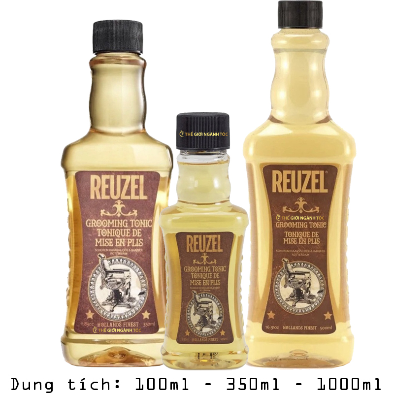 Nước chải tóc tạo phồng Reuzel Grooming Tonic độ bóng nhẹ 100ml/350ml/500ml