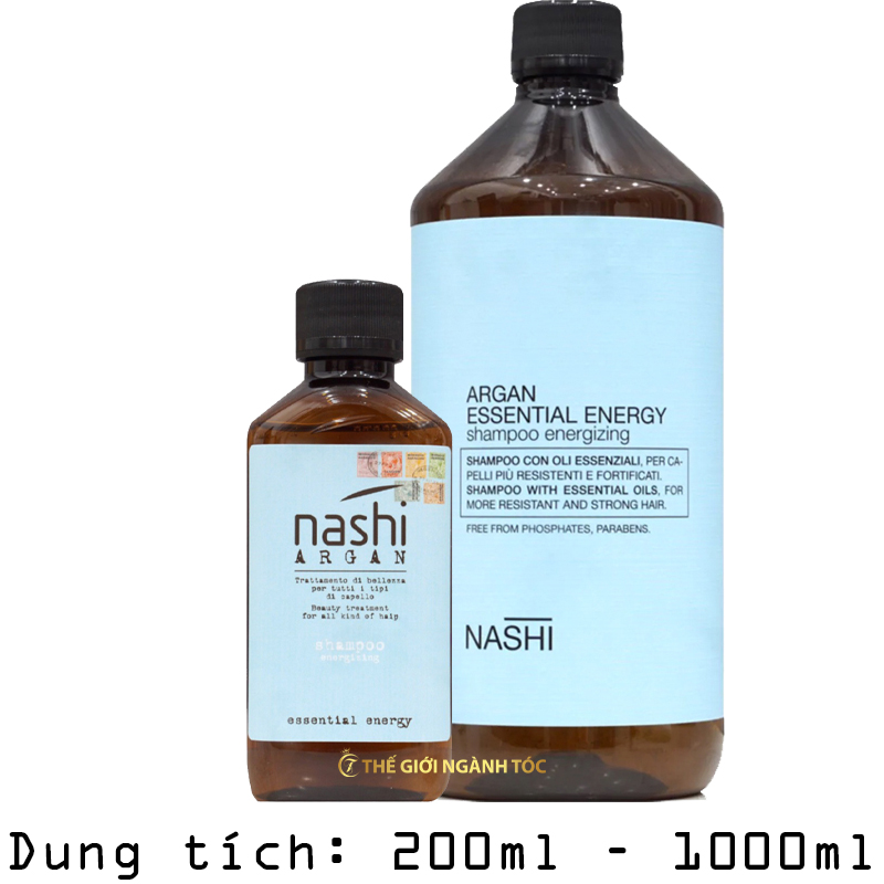 Dầu Gội Nashi Argan Essential Energy Ngăn Ngừa Rụng Tóc Và Hỗ Trợ Mọc Tóc