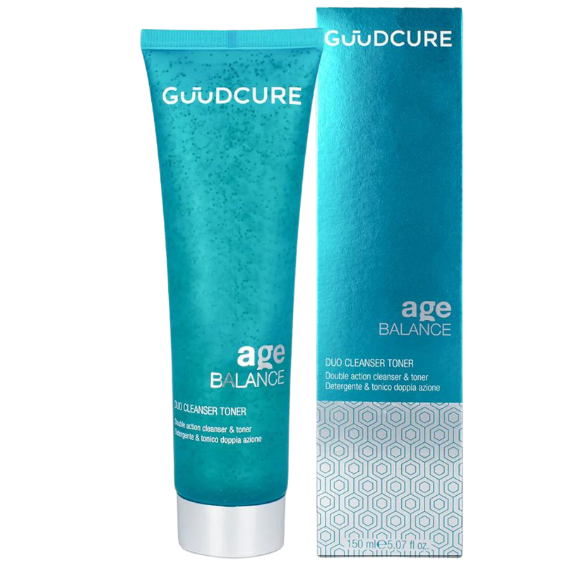 Tinh chất rửa mặt Guudcure Age Balance Duo Cleanser Toner 150ml